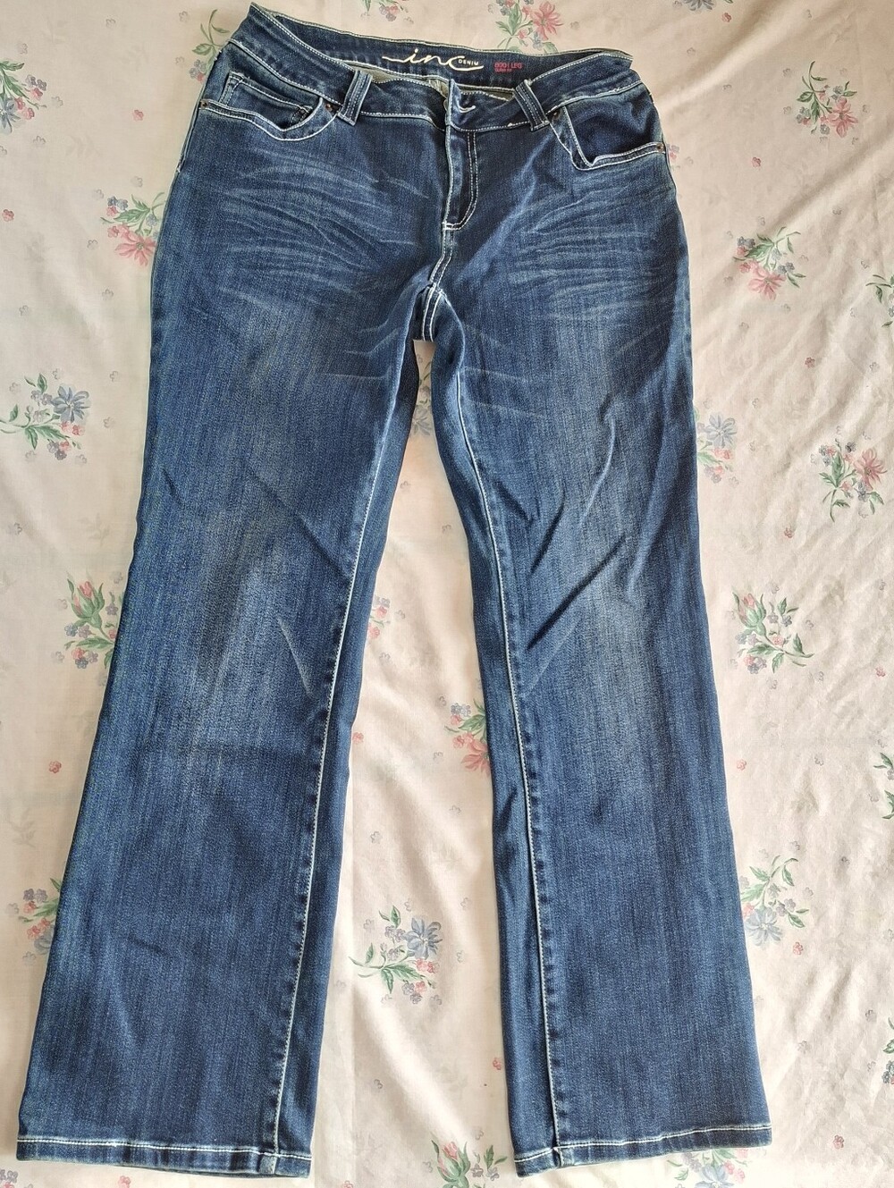Inc Denim Y2k Medium Wash Bootcut Jeans.